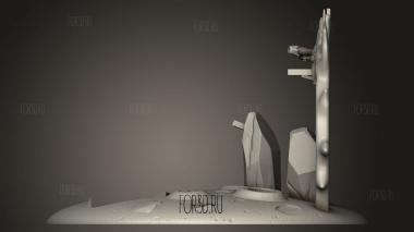 Диорама Таноса против Мстителей Чиби для 3d stl модель для ЧПУ