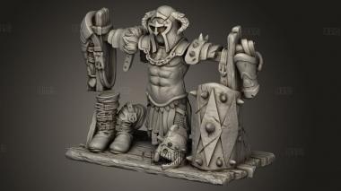 Стойка Арена Багрового Солнца 3d stl модель для ЧПУ