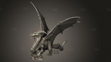 Логово дракона Дракон 3d stl модель для ЧПУ