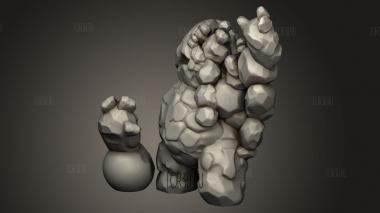 Земляной Вид разорванный клубок 3d stl модель для ЧПУ