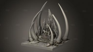 Ледяная Королева Замерзшей Рощи 3d stl модель для ЧПУ