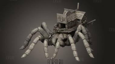 Домик Стрелка-Гигантского Тарантула-Билдинг 3d stl модель для ЧПУ