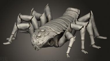 Могила Скорпионов Времени Песков Охраняется Скорпионьими лапами 3d stl модель для ЧПУ