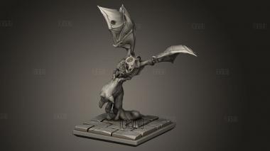 Летучая Мышь Ночного Легиона 3d stl модель для ЧПУ