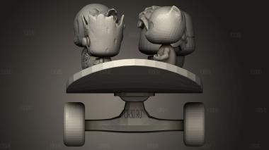 Игрушка Marvel max 3d stl модель для ЧПУ