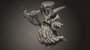Войска Дворфов Хаоса Белоснежный Карлик 3d stl модель для ЧПУ