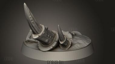 Планета тиранидов 3d stl модель для ЧПУ