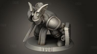 Единый Человеческий Герой 3d stl модель для ЧПУ