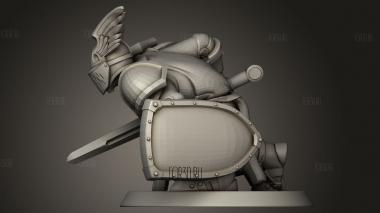 Единый Человеческий Герой 3d stl модель для ЧПУ