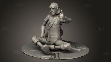 Усопп из Usopp reducet 3d stl модель для ЧПУ