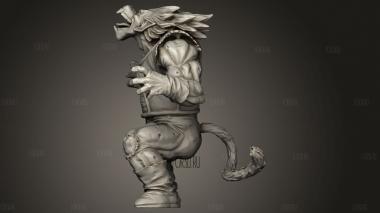 Вегета Человекообразная Обезьяна 3d stl модель для ЧПУ