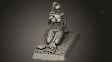 Вегетарианка Джинни girl 3d stl модель для ЧПУ
