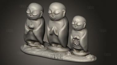 Деревенская надежда дзидзо 3d stl модель для ЧПУ