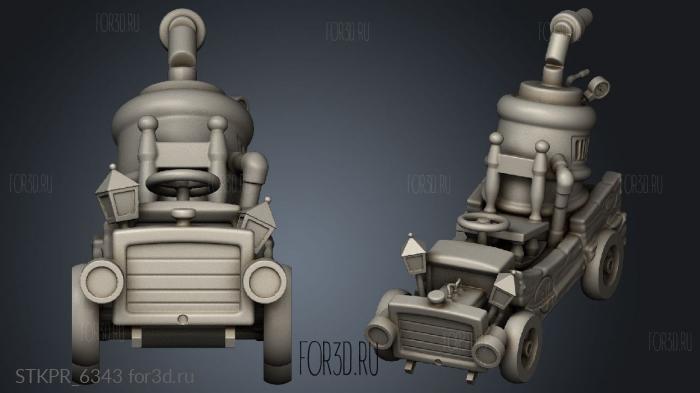 Arkansas Chuggabug CRANK 3d stl for CNC