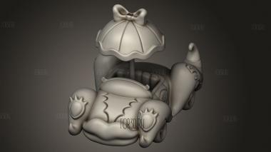 Компактная Кошечка Penelope Pitstop 3d stl модель для ЧПУ