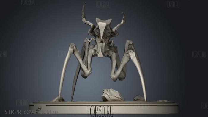 Warrior Bug leg 3d stl for CNC