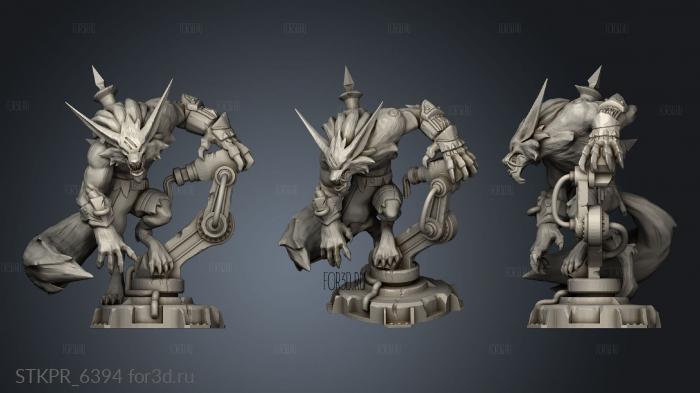 warwick 3d stl for CNC