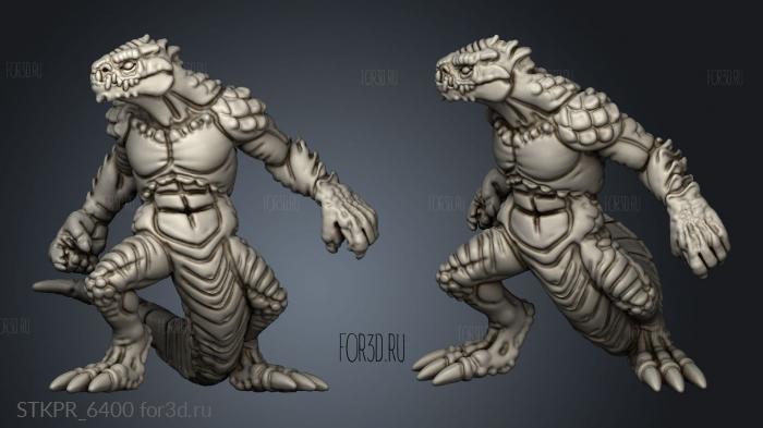 Weapons Lizard WW 3d stl for CNC