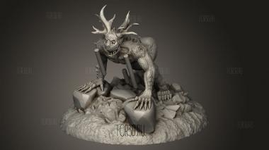 Вендиго 3d stl модель для ЧПУ