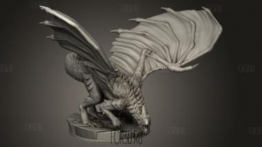 Белый Дракон 3d stl модель для ЧПУ
