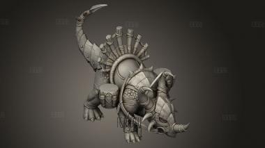 Разъяренный Мертвый Лязгающий зверь 3d stl модель для ЧПУ