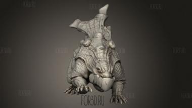 Усеянная Саламандрами Саламандра 3d stl модель для ЧПУ