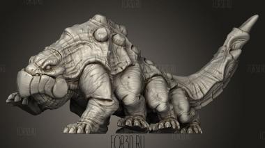 Усеянная Саламандрами Саламандра 3d stl модель для ЧПУ