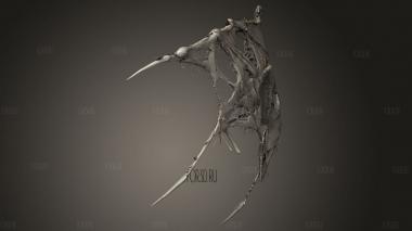 Крылья Летучей Мыши 3d stl модель для ЧПУ