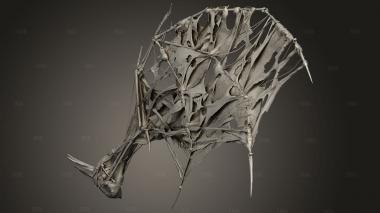 Крылья Летучей Мыши 3d stl модель для ЧПУ