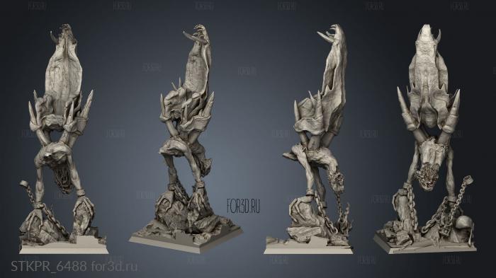 King Hrok Square 3d stl for CNC