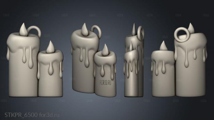 Little Ones candle 3d stl for CNC