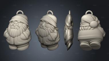 Little Ones santa stl model for CNC