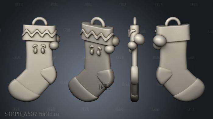 Little Ones Sock 3d stl for CNC