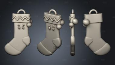 Little Ones Sock stl model for CNC