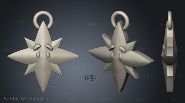 Little Ones Star 3d stl for CNC