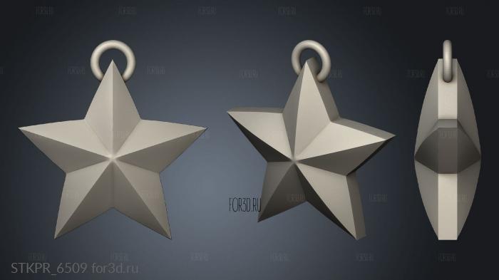 Little Ones Star 3d stl for CNC