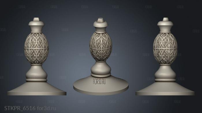 Xmas Sorcerer Candleholder 3d stl for CNC