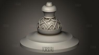 Рождественский Волшебный Подсвечник 3d stl модель для ЧПУ