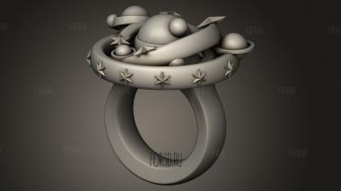 Рождественское Кольцо Планеты 3d stl модель для ЧПУ