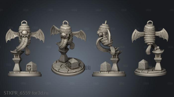 Yokai Encounter CHOCHIN OBAKE CHOCHINOBAKE 3d stl for CNC