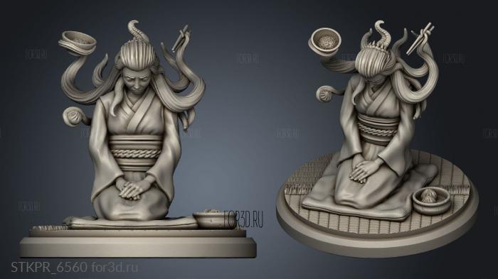 Yokai Encounter FUTAKUCHI 3d stl for CNC