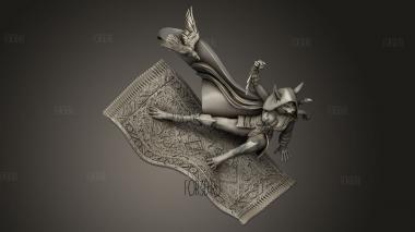 Заахид,Джинн,Великая Мианна,летающая на 3d stl модель для ЧПУ
