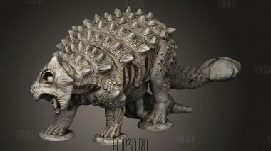 Зомби Анкилозавр Тень Дункана 3d stl модель для ЧПУ