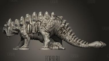 Зомби Анкилозавр Тень Дункана 3d stl модель для ЧПУ