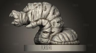 Зомби-Пиявка 3d stl модель для ЧПУ