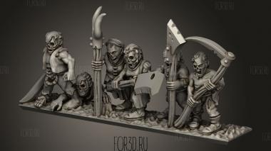 Зомби 3d stl модель для ЧПУ