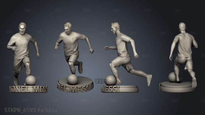 Lionel Messi Messi Head 3d stl for CNC