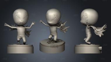 Spiderman Chibi stl model for CNC