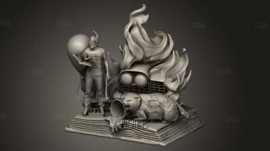 Стивен Кинг 3d stl модель для ЧПУ