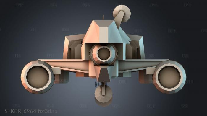 STKPR_6964 3d stl for CNC